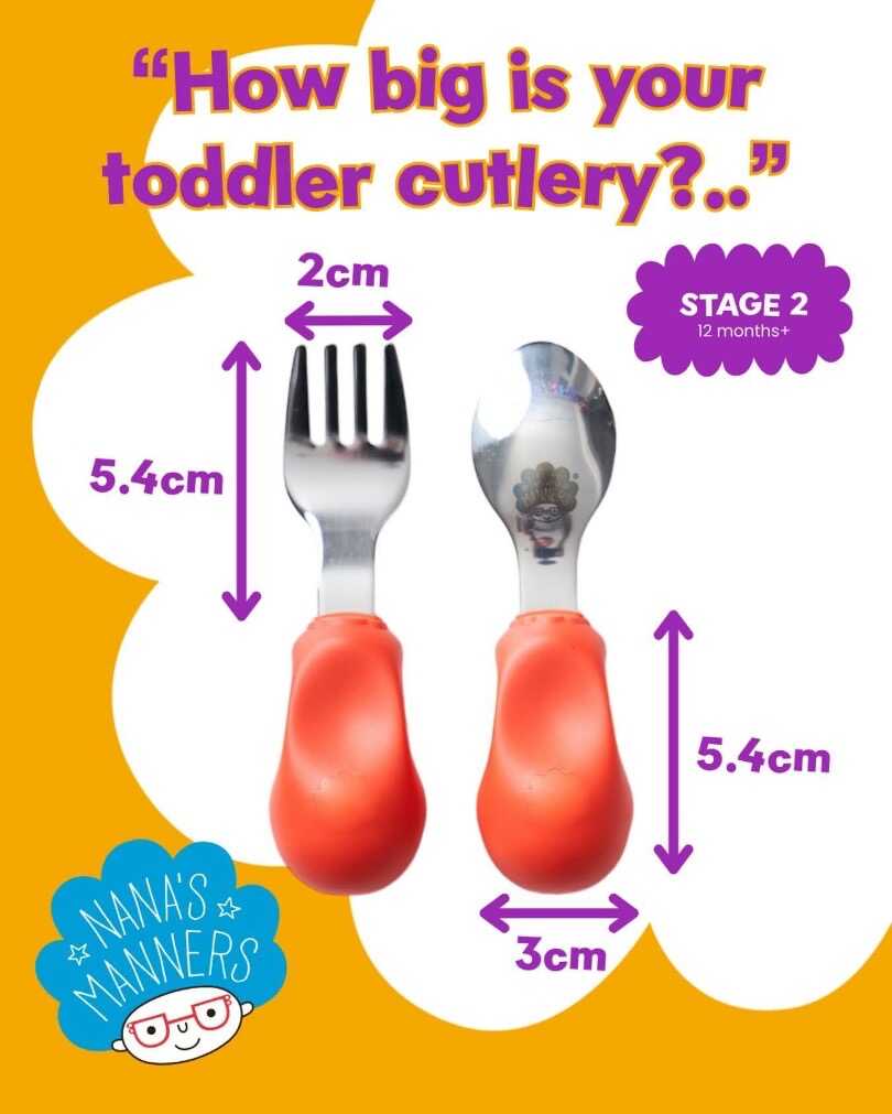 Nana’s Manners Children’s Cutlery
