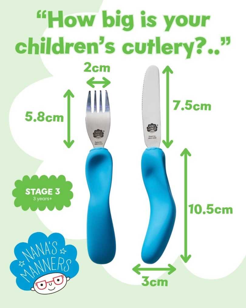 Nana’s Manners Children’s Cutlery