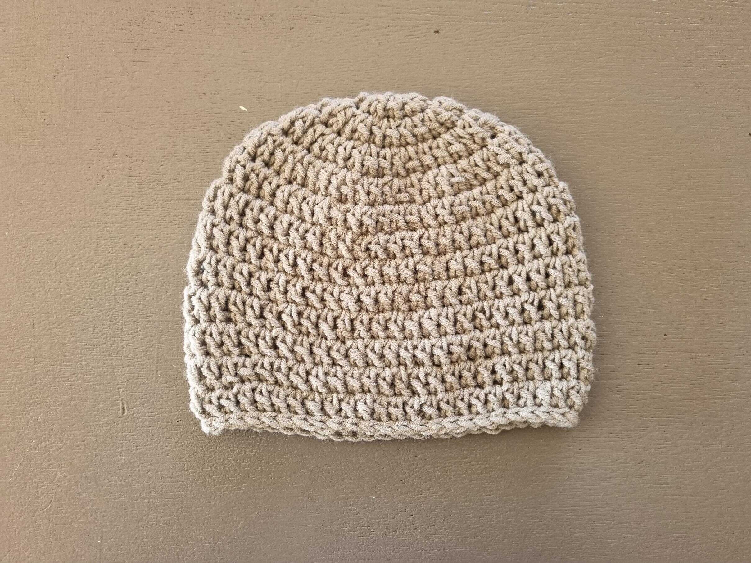Crochet baby beanie